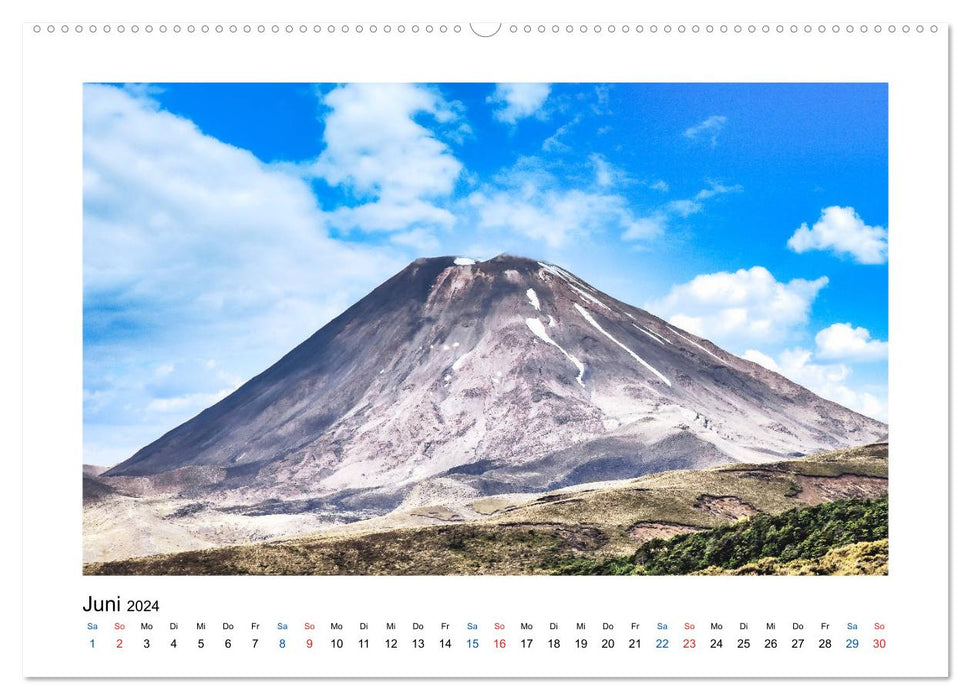 New Zealand - From Auckland to Queenstown (CALVENDO Premium Wall Calendar 2024) 