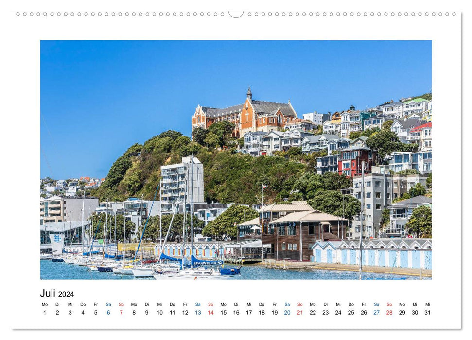 Neuseeland - Von Auckland nach Queenstown (CALVENDO Premium Wandkalender 2024)
