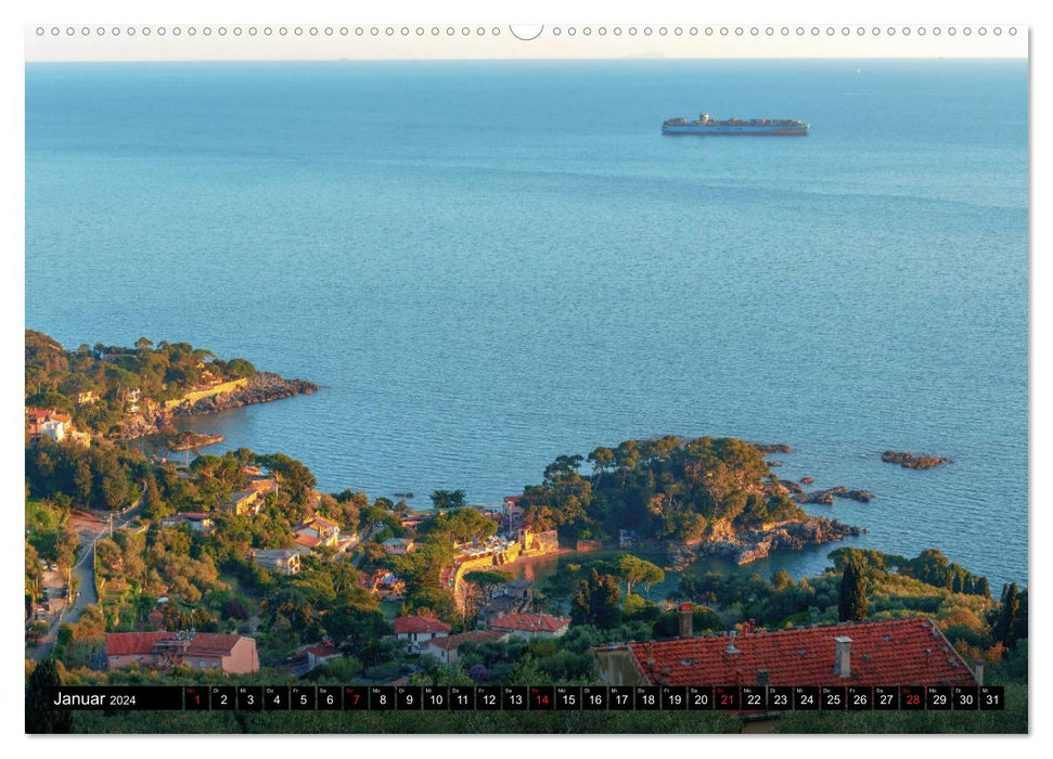 Colorful week in Liguria (CALVENDO wall calendar 2024) 