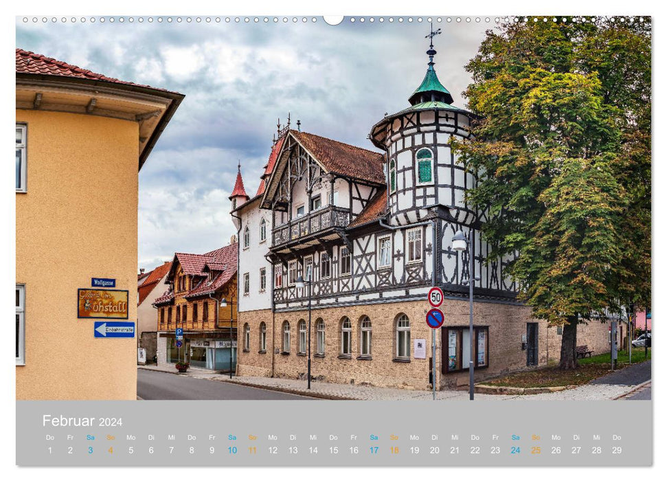 Bad Rodach - the thermal spa town in the heart of Germany (CALVENDO Premium Wall Calendar 2024) 