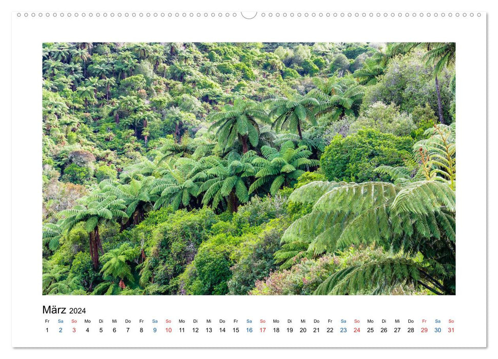 New Zealand - From Auckland to Queenstown (CALVENDO wall calendar 2024) 