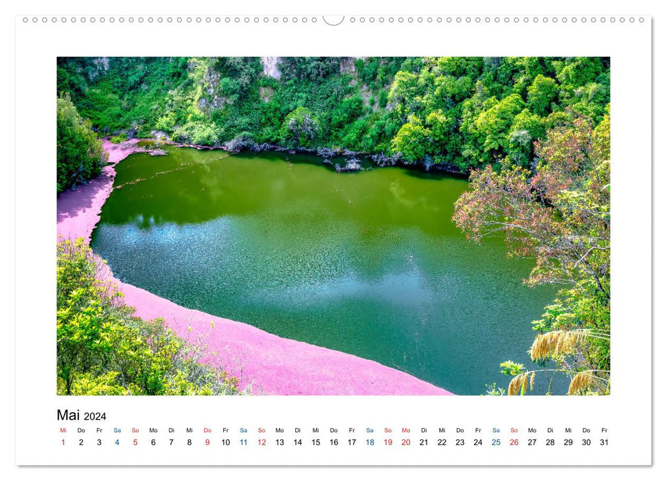 New Zealand - From Auckland to Queenstown (CALVENDO wall calendar 2024) 