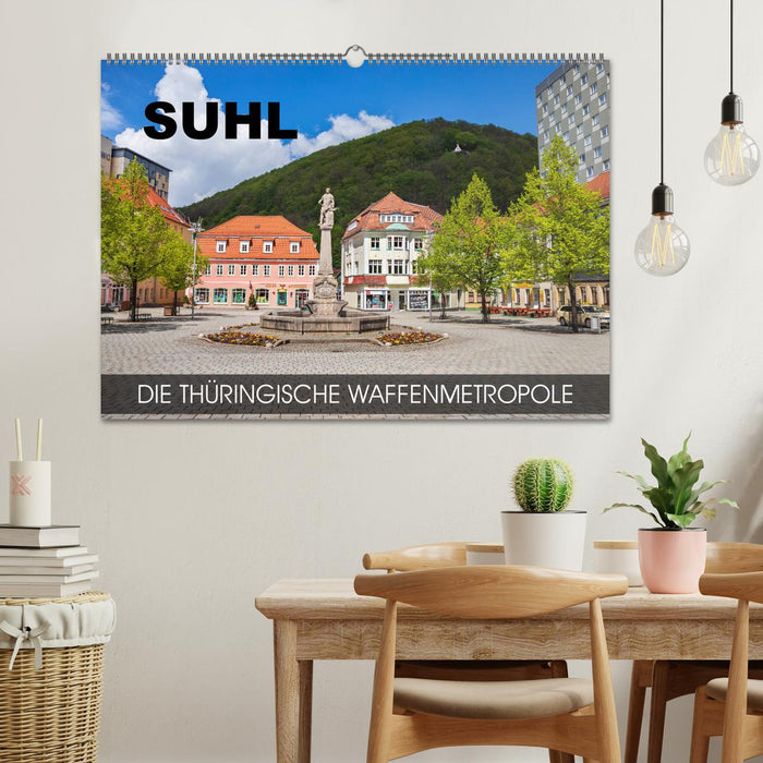 Suhl - the Thuringian weapons metropolis (CALVENDO wall calendar 2024) 