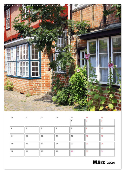 Lüneburg, from the most beautiful side (CALVENDO Premium Wall Calendar 2024) 