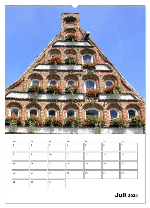 Lüneburg, from the most beautiful side (CALVENDO Premium Wall Calendar 2024) 