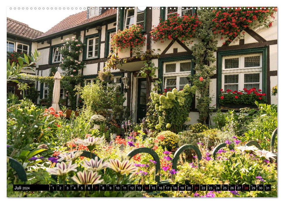 Unterwegs im Alten Dorf Westerholt (CALVENDO Premium Wandkalender 2024)