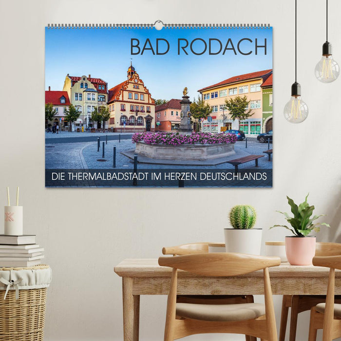 Bad Rodach - the thermal spa town in the heart of Germany (CALVENDO wall calendar 2024) 