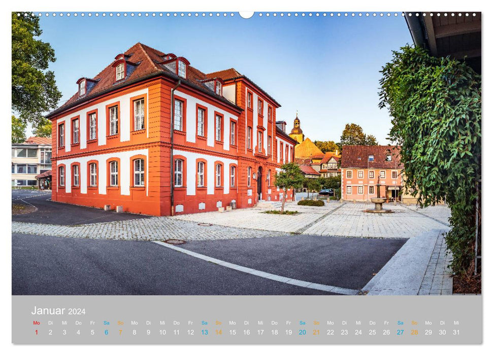 Bad Rodach - the thermal spa town in the heart of Germany (CALVENDO wall calendar 2024) 