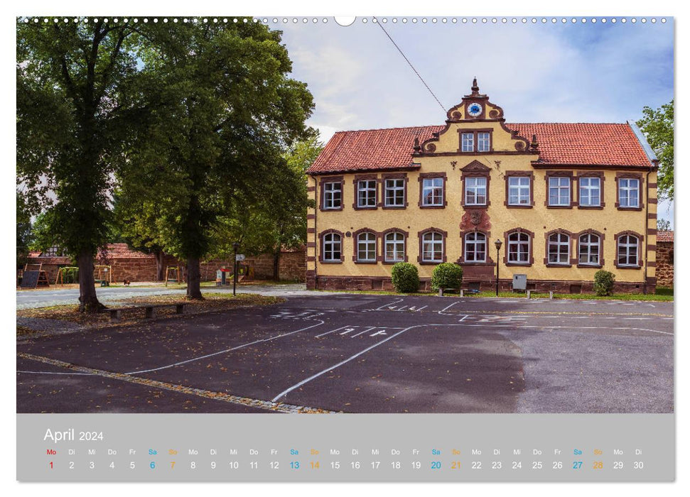 Bad Rodach - the thermal spa town in the heart of Germany (CALVENDO wall calendar 2024) 