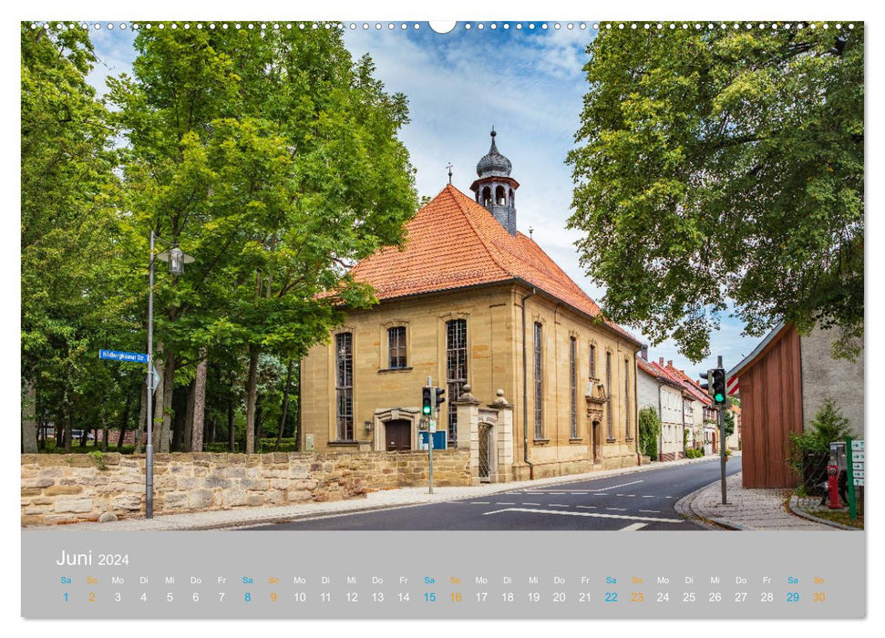 Bad Rodach - the thermal spa town in the heart of Germany (CALVENDO wall calendar 2024) 