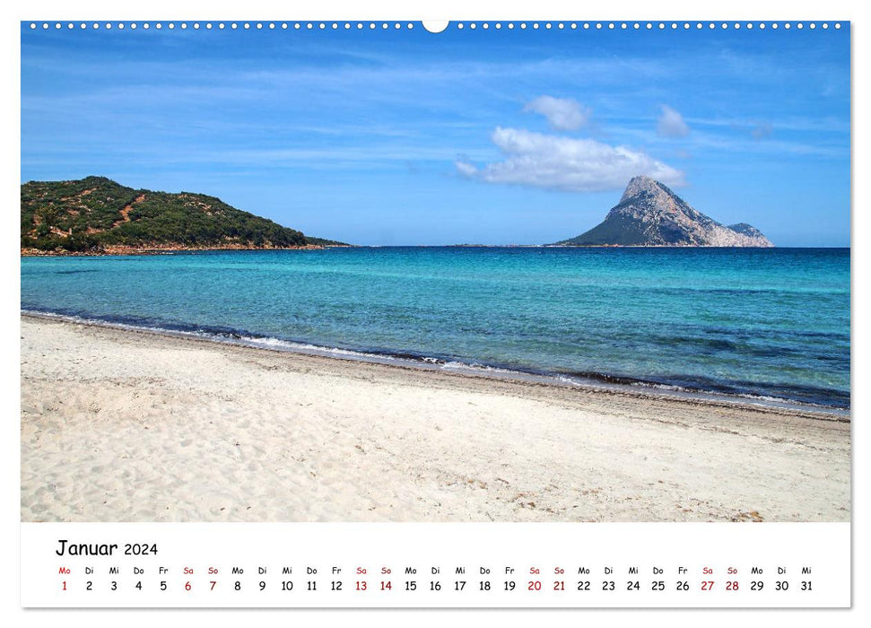 Sardinia - A piece of the Caribbean in the Mediterranean (CALVENDO wall calendar 2024) 