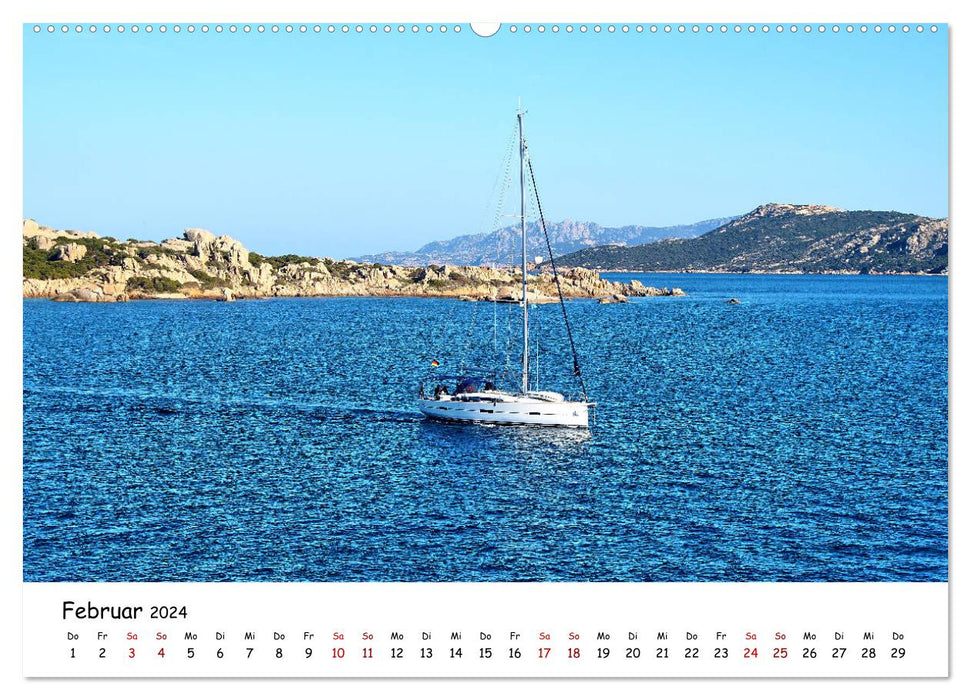 Sardinien - Ein Stück Karibik im Mittelmeer (CALVENDO Wandkalender 2024)