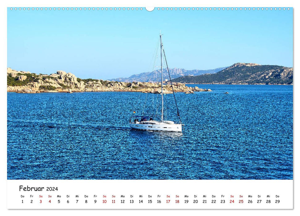 Sardinia - A piece of the Caribbean in the Mediterranean (CALVENDO wall calendar 2024) 