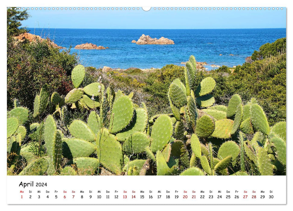 Sardinia - A piece of the Caribbean in the Mediterranean (CALVENDO wall calendar 2024) 
