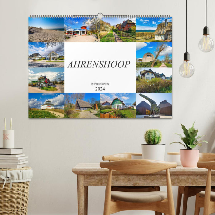 Impressions Ahrenshoop (calendrier mural CALVENDO 2024) 