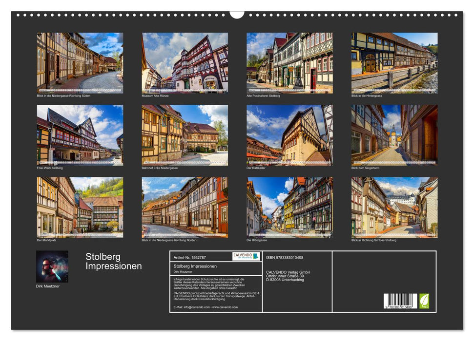 Stolberg impressions (CALVENDO wall calendar 2024) 