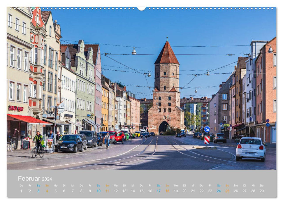 Augsbourg – Ville de la Renaissance (Calvendo Premium Wall Calendar 2024) 