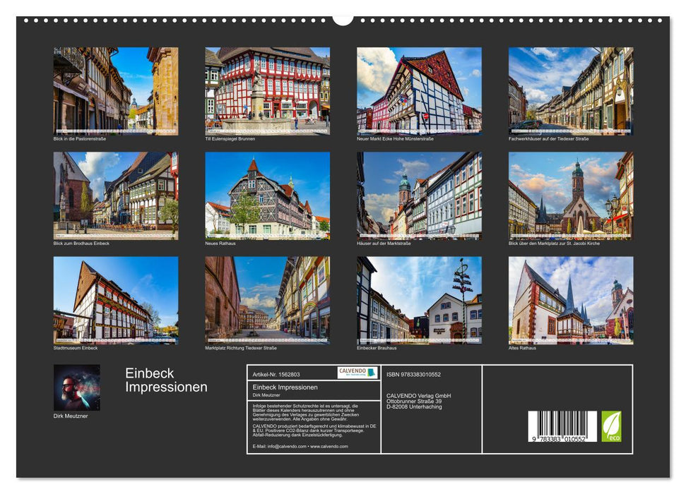 Einbeck Impressionen (CALVENDO Premium Wandkalender 2024)