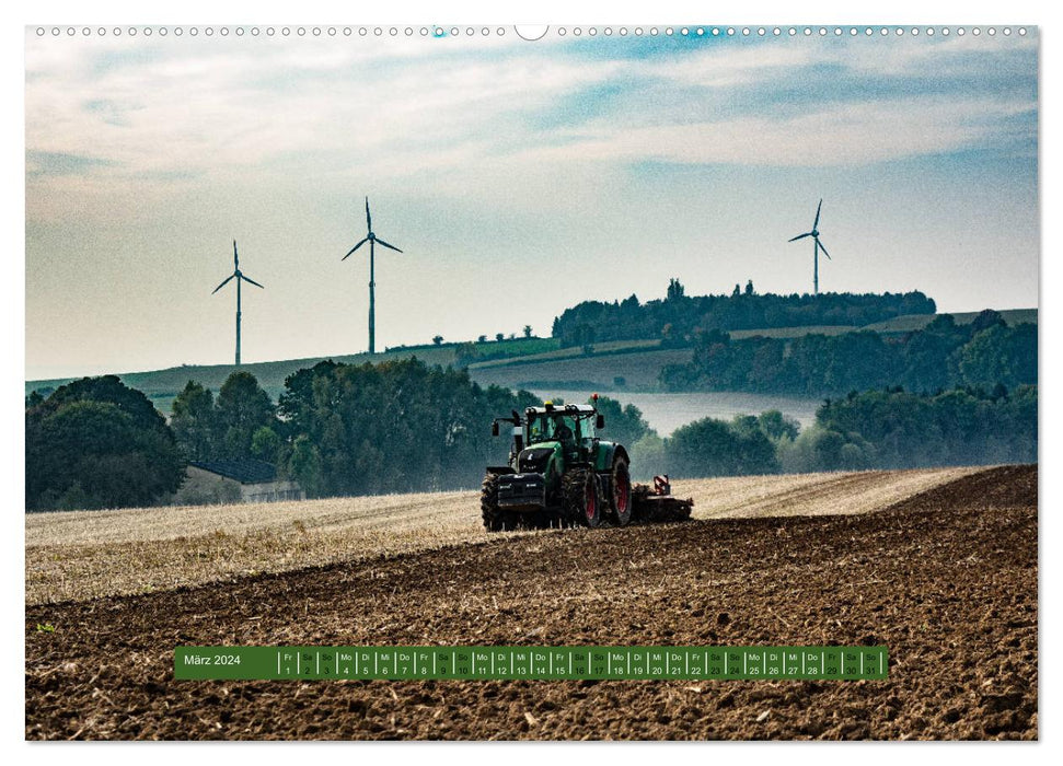 Agriculture - Géants sur le terrain (Calendrier mural CALVENDO 2024) 