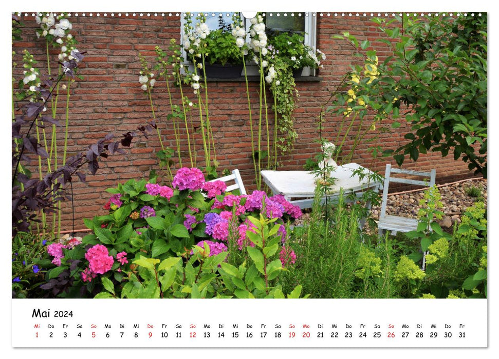 Mein Garten Eine Leidenschaft (CALVENDO Premium Wandkalender 2024)
