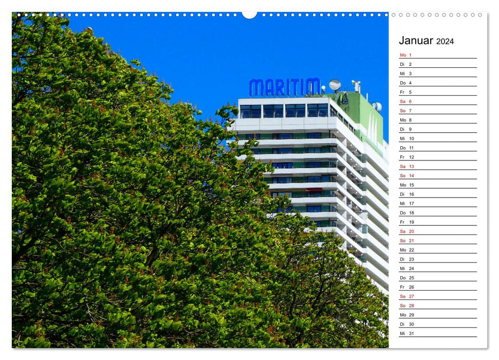 Travemünder Views (CALVENDO Premium Wall Calendar 2024) 