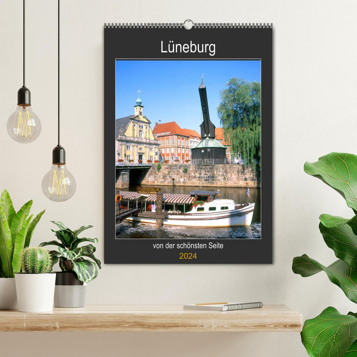 Lüneburg, von der schönsten Seite (CALVENDO Wandkalender 2024)