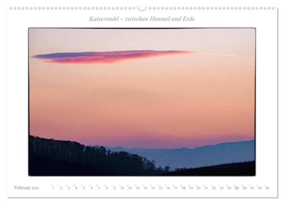Kaiserstuhl zwischen Himmel und Erde (CALVENDO Premium Wandkalender 2024)