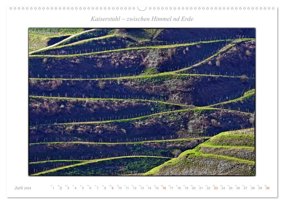 Kaiserstuhl zwischen Himmel und Erde (CALVENDO Premium Wandkalender 2024)