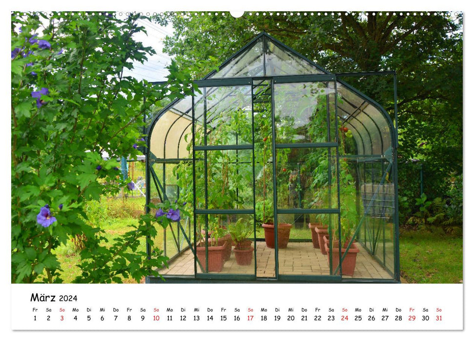 Mein Garten Eine Leidenschaft (CALVENDO Wandkalender 2024)