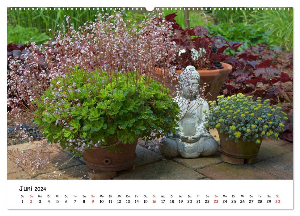 Mon jardin, une passion (Calendrier mural CALVENDO 2024) 