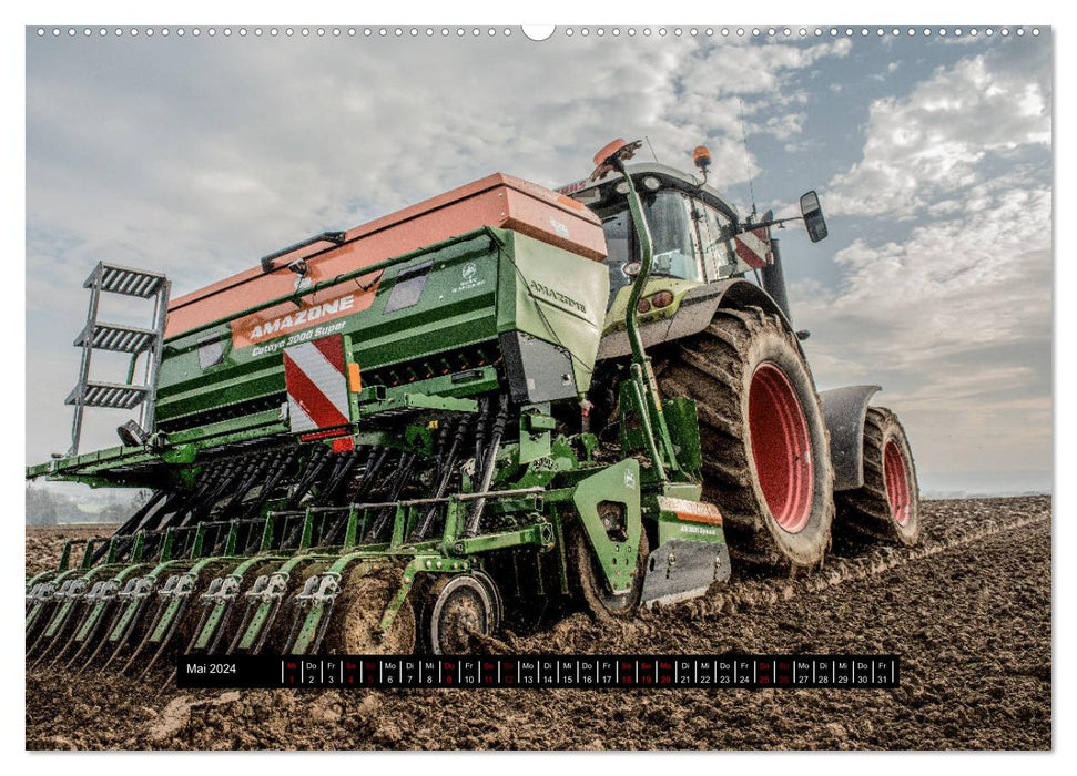 Agriculture - De la graine à la récolte (Calendrier mural CALVENDO 2024) 