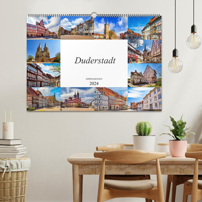 Impressions de Duderstadt (calendrier mural CALVENDO 2024) 