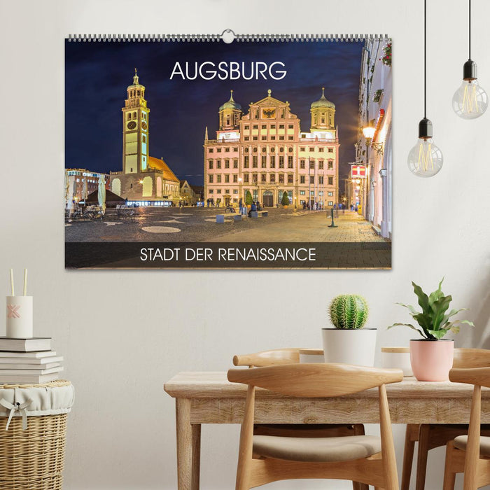 Augsbourg - Ville de la Renaissance (calendrier mural CALVENDO 2024) 