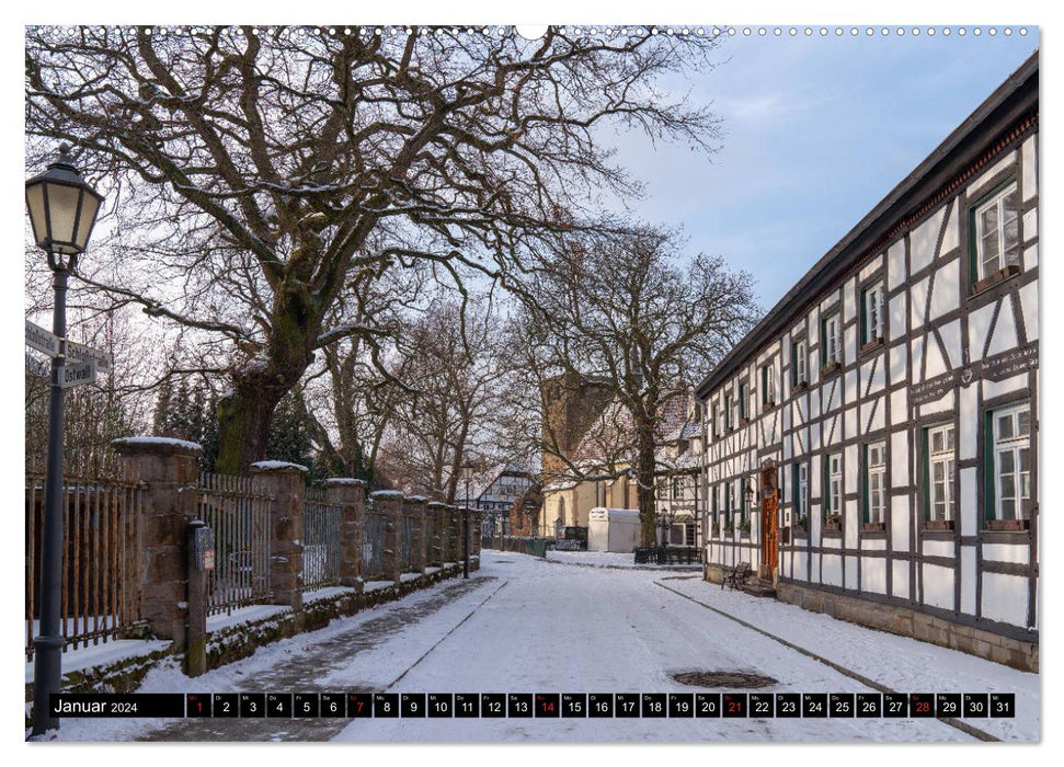 Unterwegs im Alten Dorf Westerholt (CALVENDO Wandkalender 2024)