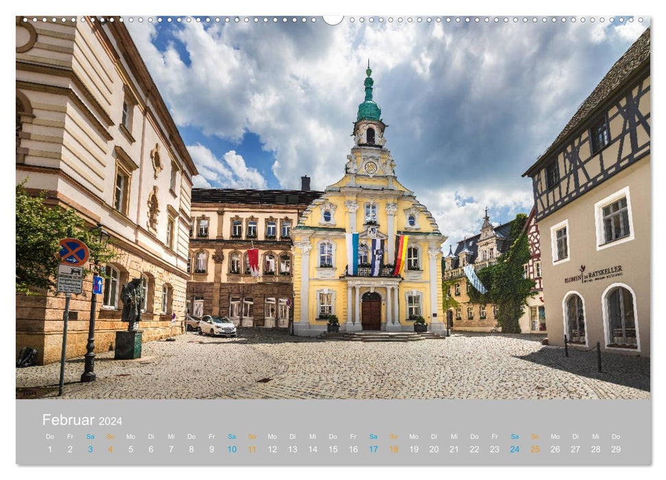 Kulmbach - at the feet of the Plassenburg (CALVENDO wall calendar 2024) 