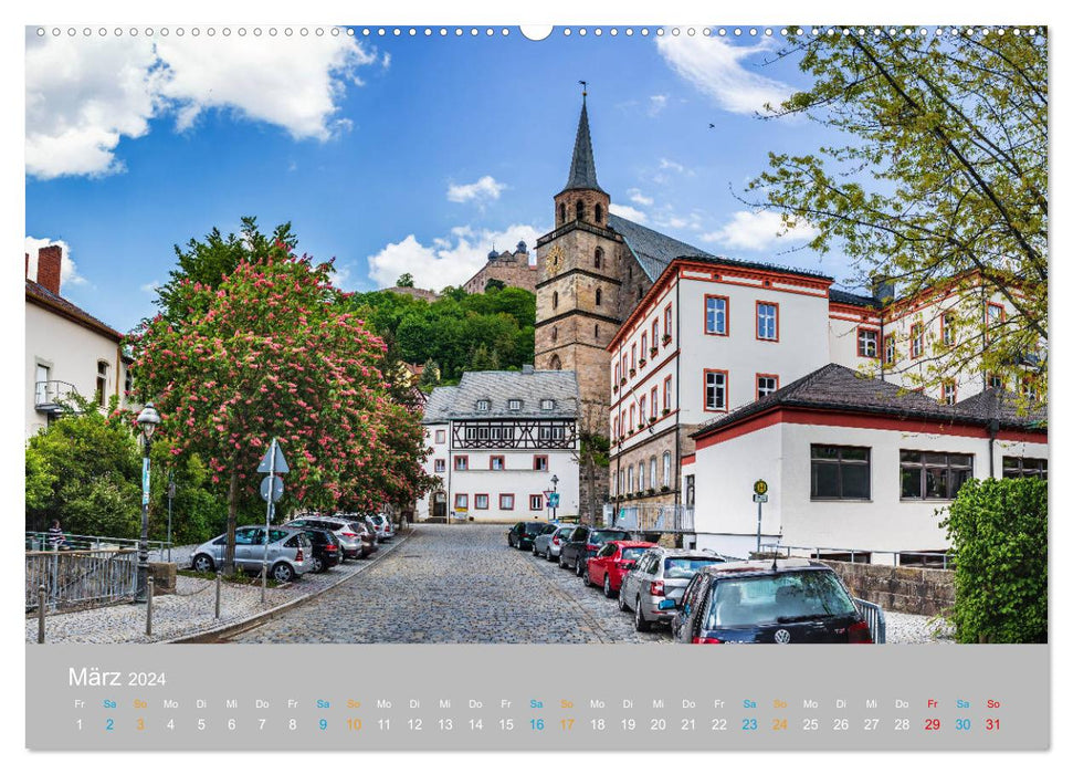 Kulmbach - au pied du Plassenburg (calendrier mural CALVENDO 2024) 