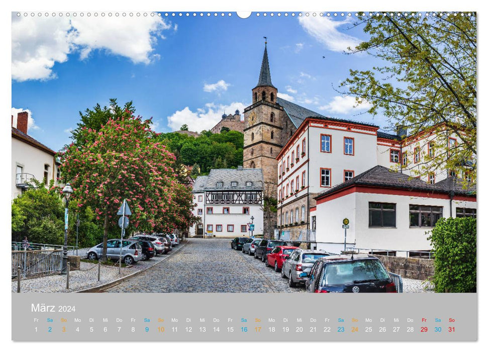 Kulmbach - zu Füßen der Plassenburg (CALVENDO Wandkalender 2024)