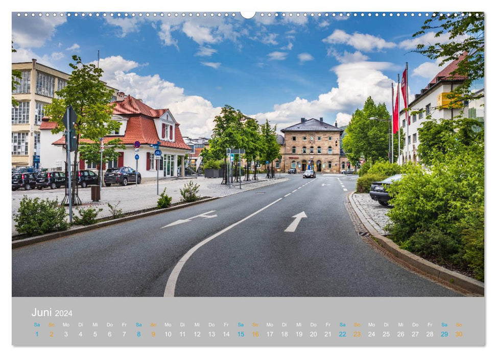 Kulmbach - au pied du Plassenburg (calendrier mural CALVENDO 2024) 