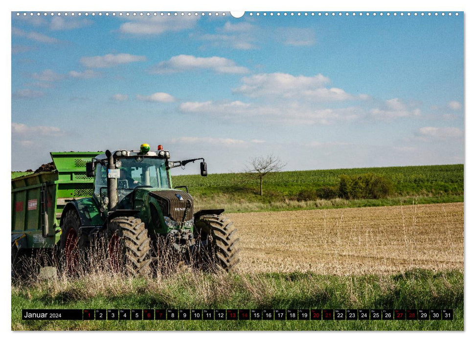 Agriculture - In the Schaumburg District (CALVENDO Premium Wall Calendar 2024) 