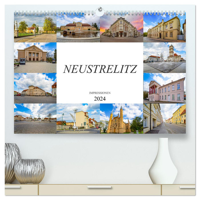 Neustrelitz Impressionen (CALVENDO Premium Wandkalender 2024)