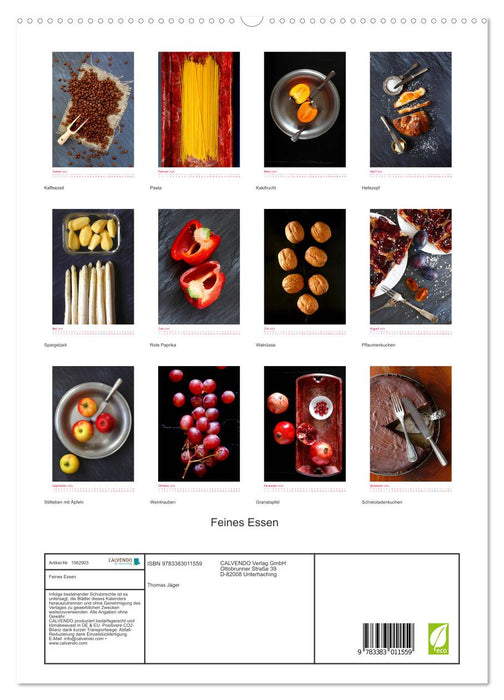 Gastronomie (Calendrier mural CALVENDO Premium 2024) 