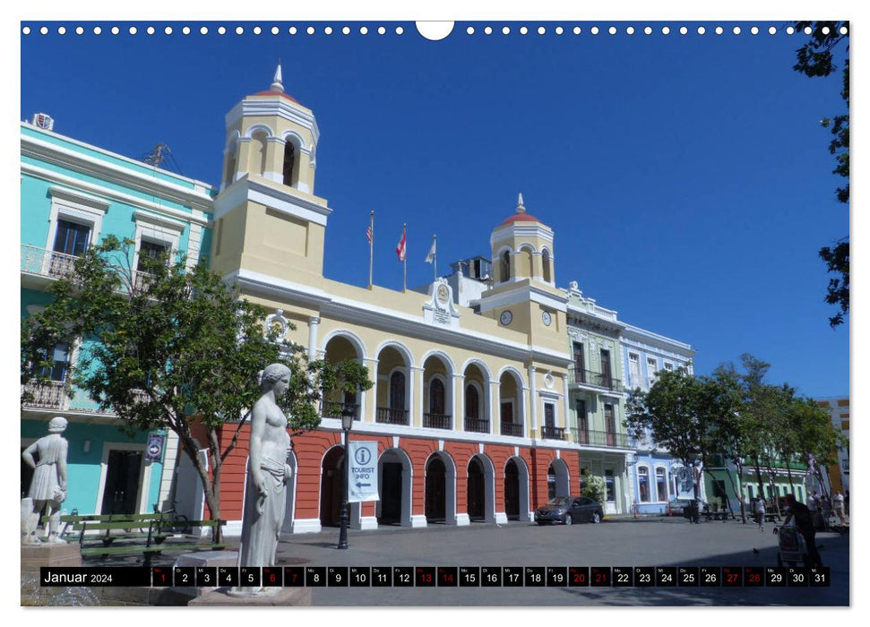 San Juan - Puerto Rico 2024 (CALVENDO Wandkalender 2024)