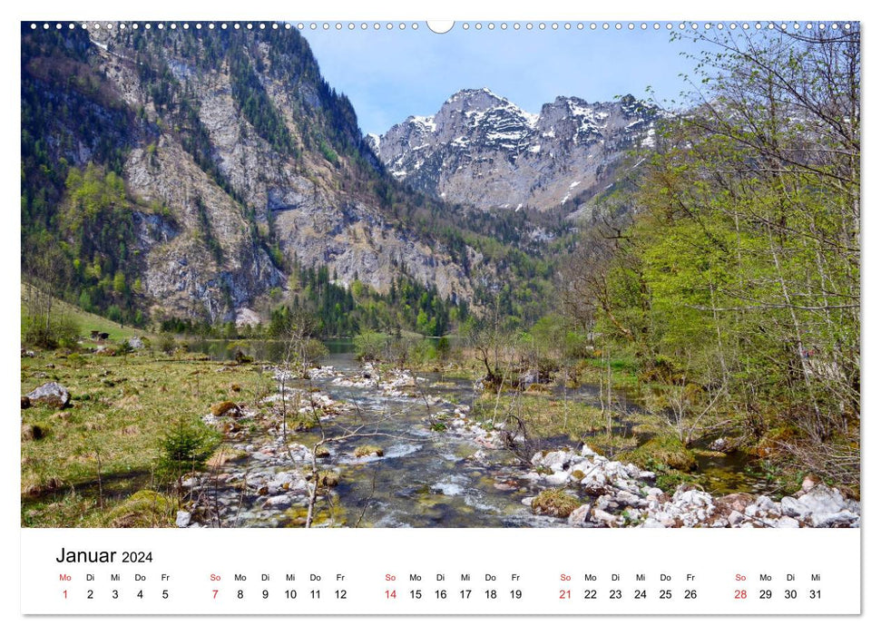 Au pays de Königssee (Calendrier mural CALVENDO Premium 2024) 