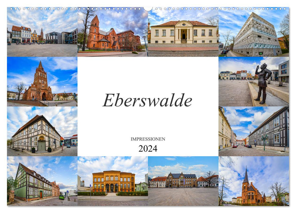 Impressions d'Eberswalde (calendrier mural CALVENDO 2024) 