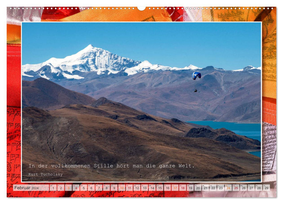 Farben Tibets (CALVENDO Wandkalender 2024)