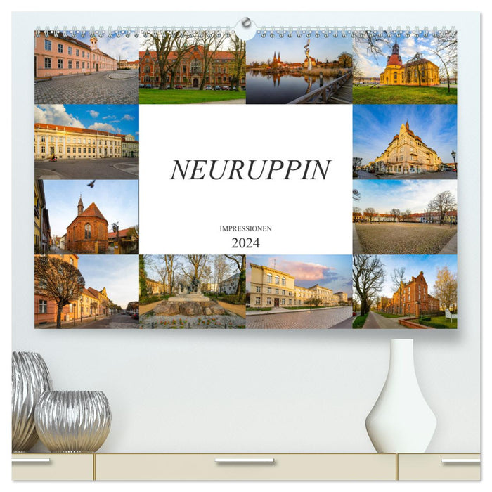 Neuruppin Impressionen (CALVENDO Premium Wandkalender 2024)