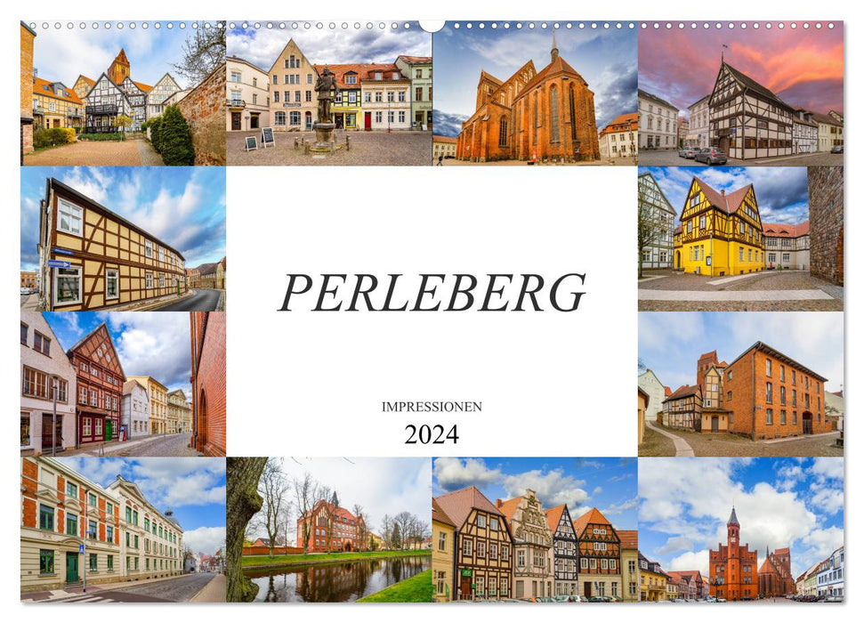 Impressions Perleberg (Calendrier mural CALVENDO 2024) 