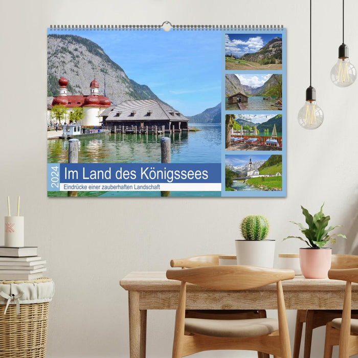 Au pays de Königssee (calendrier mural CALVENDO 2024) 