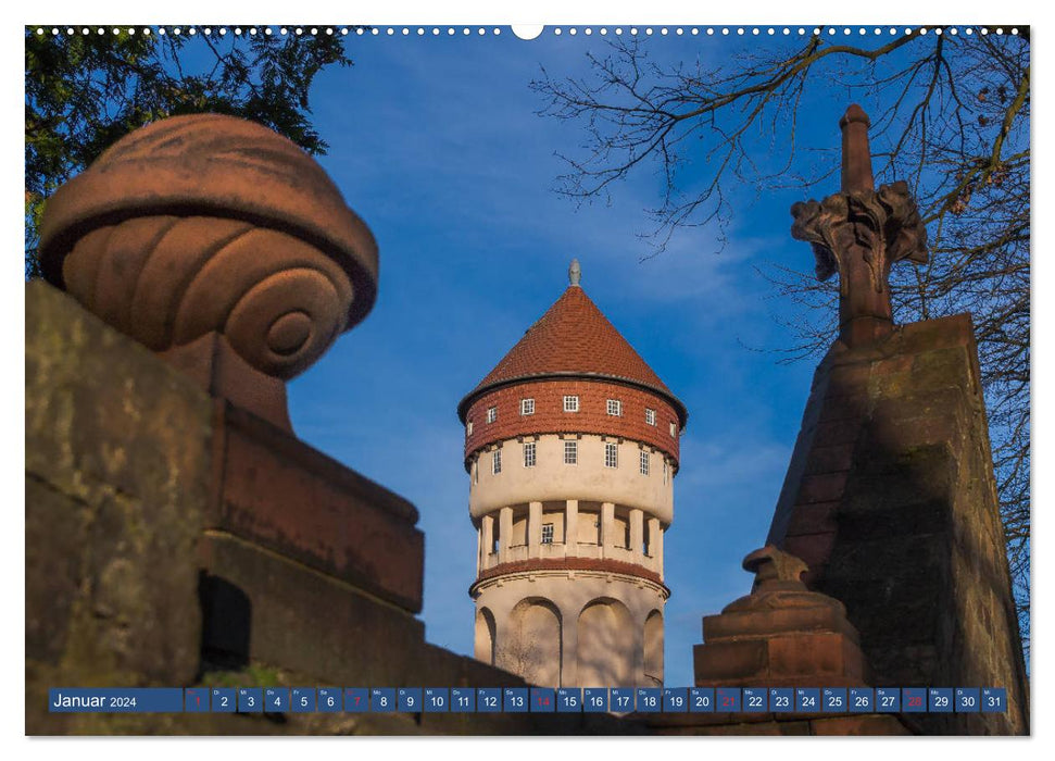 Bad Muskau an der Neisse (Calvendo Premium Calendrier mural 2024) 