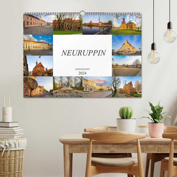 Impressions Neuruppin (calendrier mural CALVENDO 2024) 